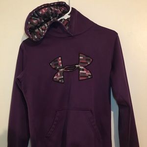 Purple Under Armour Sweat Shirt